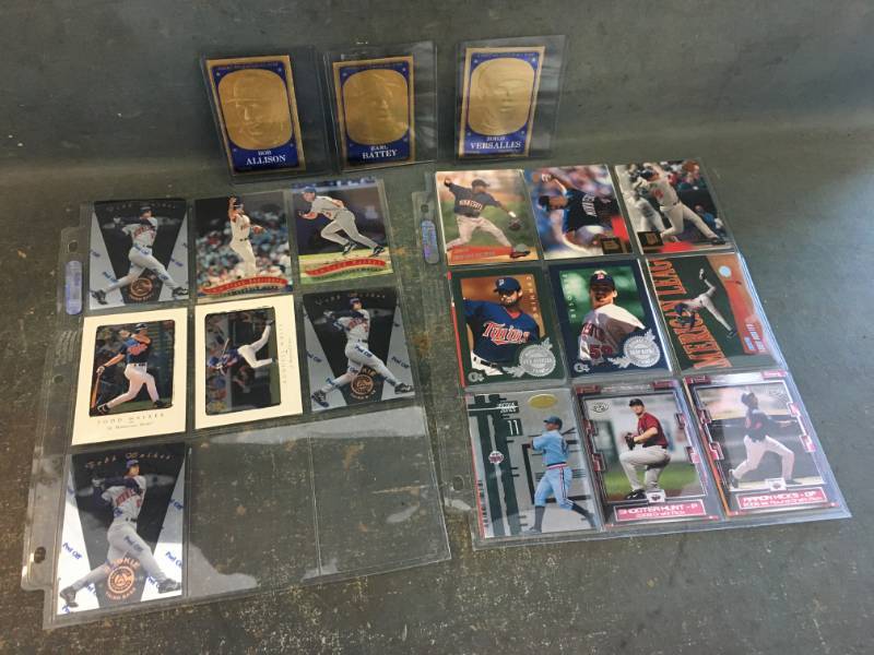 MN Twins Baseball Cards with 1965 Topps Embossed Card