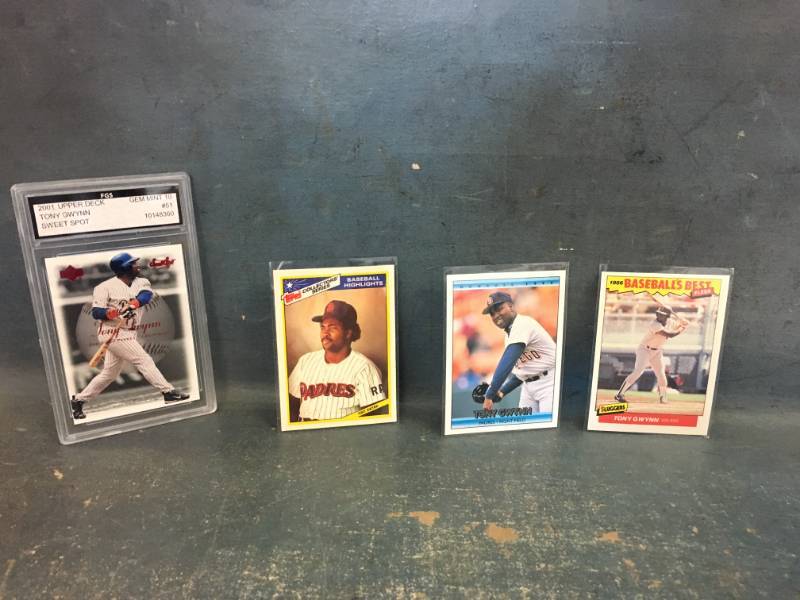 Tony Gwynn Cards with Graded Sweet Spot