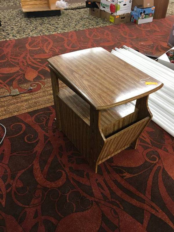 lot 55 image: Wooden Side Table