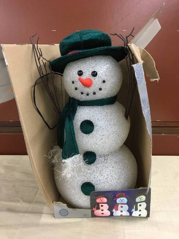 lot 63 image: Light Up Snowman