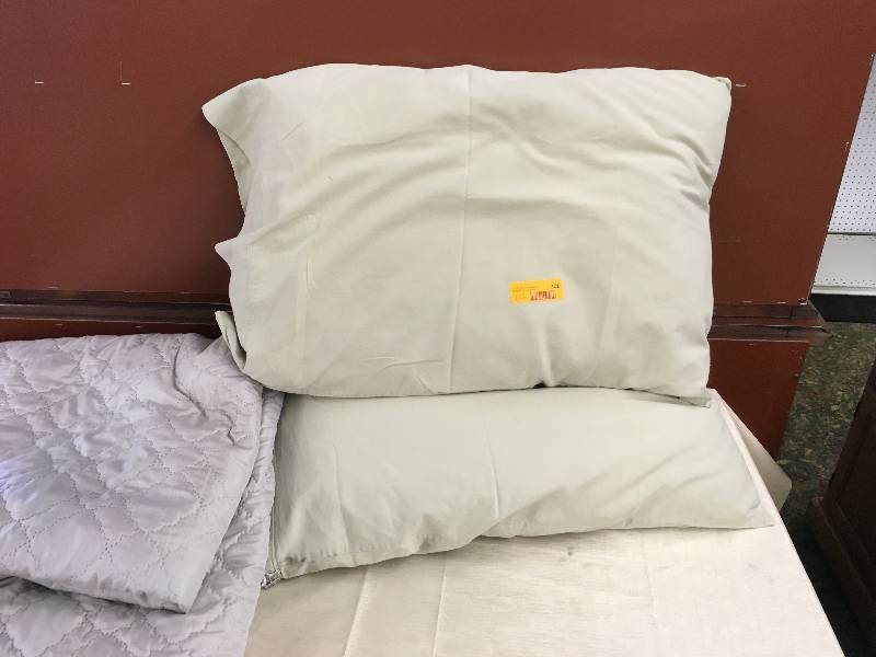 lot 82 image: Two Pillows & Blanket