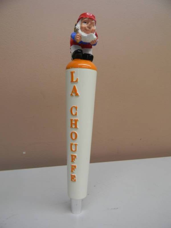lot 37 image: LA CHOUFFE BEER TAP HANDLE - RARE AWESOME TAP - APPROX 11 - SEE PICTURES