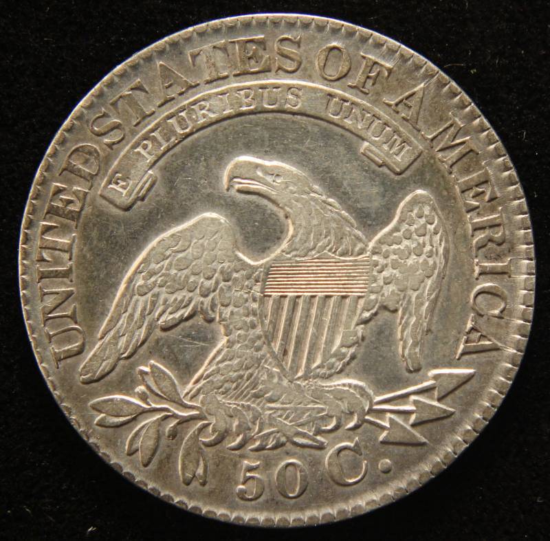 lot 03 image: 1829 US BUST HALF DOLLAR AU