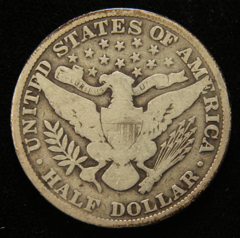 lot 06 image: 1913 BARBER SILVER HALF DOLLAR BETTER DATE COIN