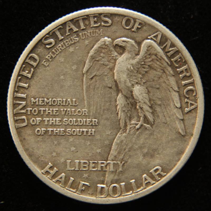 lot 07 image: 1925 US STONE MOUNTAIN HALF DOLLAR COMMEMORATIVE