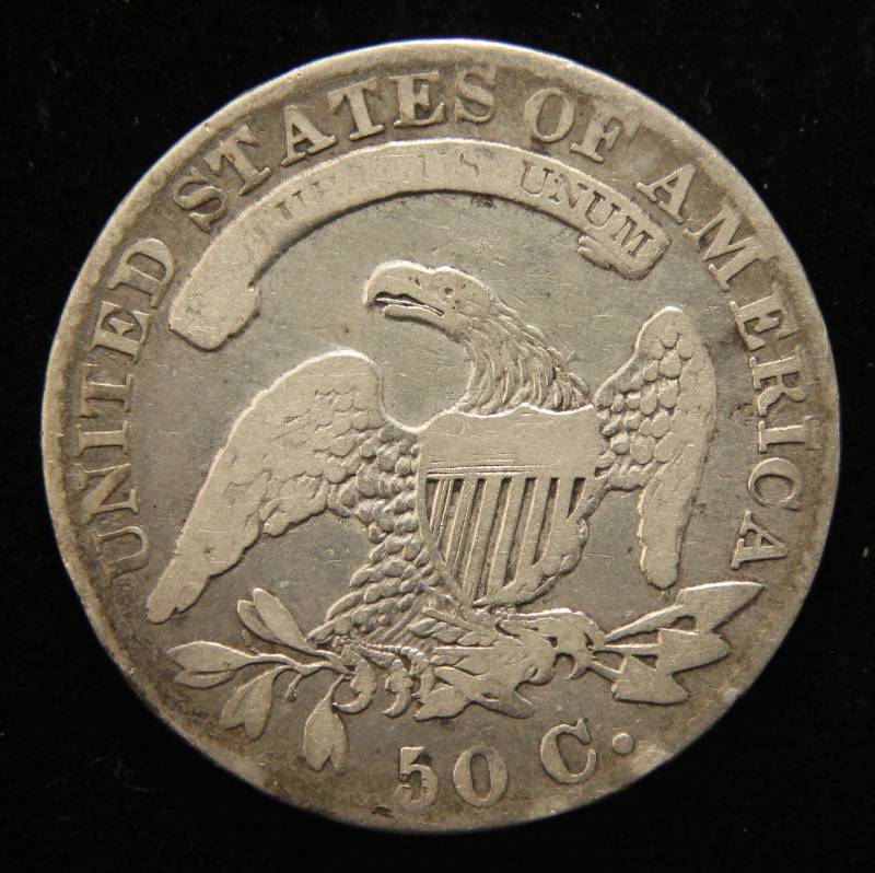 lot 17 image: 1832 BUST SILVER HALF DOLLAR