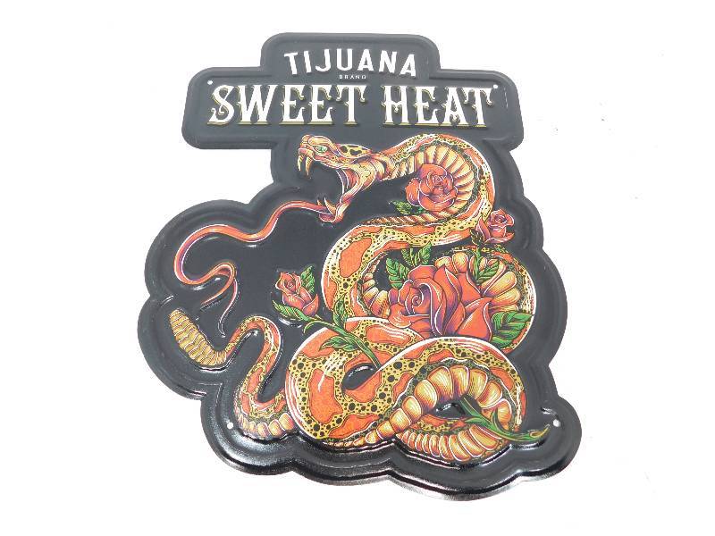 lot 26 image: Tijuana Sweet Heat Metal Sign