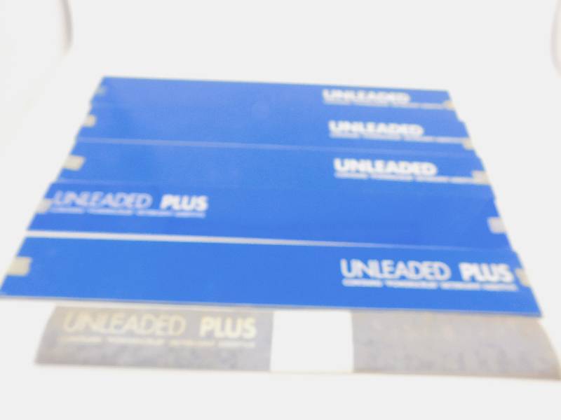 lot 59 image: Lot Of Gas Pump Signs