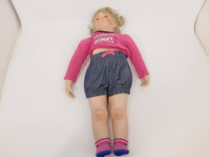 lot 66 image: Donna Rubert Porcelain Doll