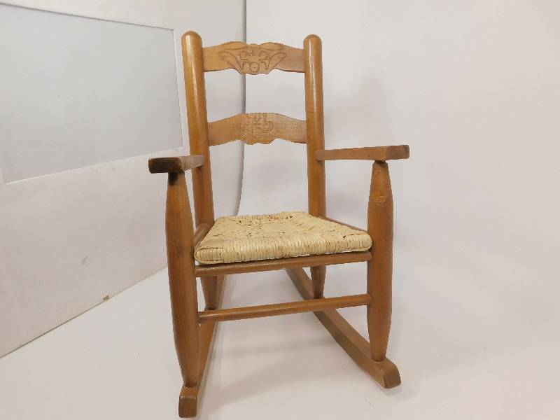 lot 93 image: Small wooden Rocking Chair