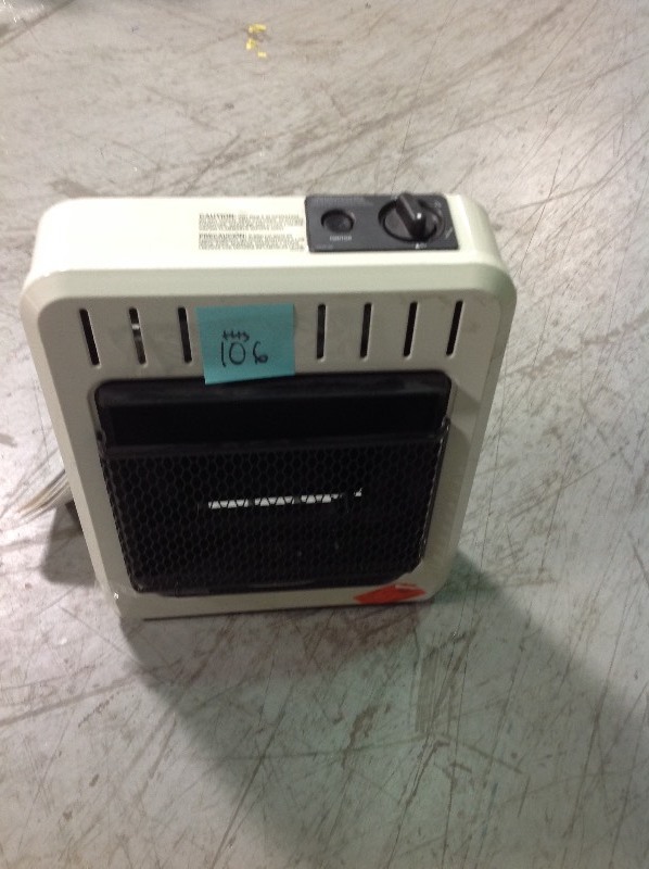 Reddy Heater 10,000 BTU Blue Flame Dual-Fuel Wall Heater in working conditions