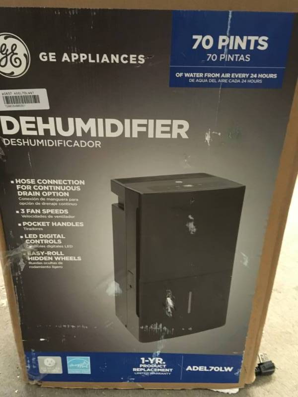 GE 70 pt. Dehumidifier, ENERGY STAR in like new condition