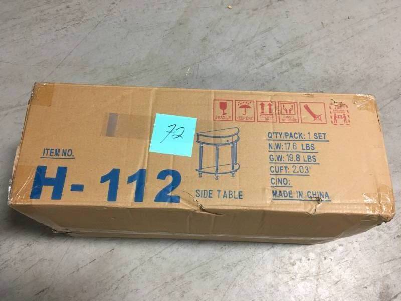 MegaHome Cherry Storage End Table  in like new condition