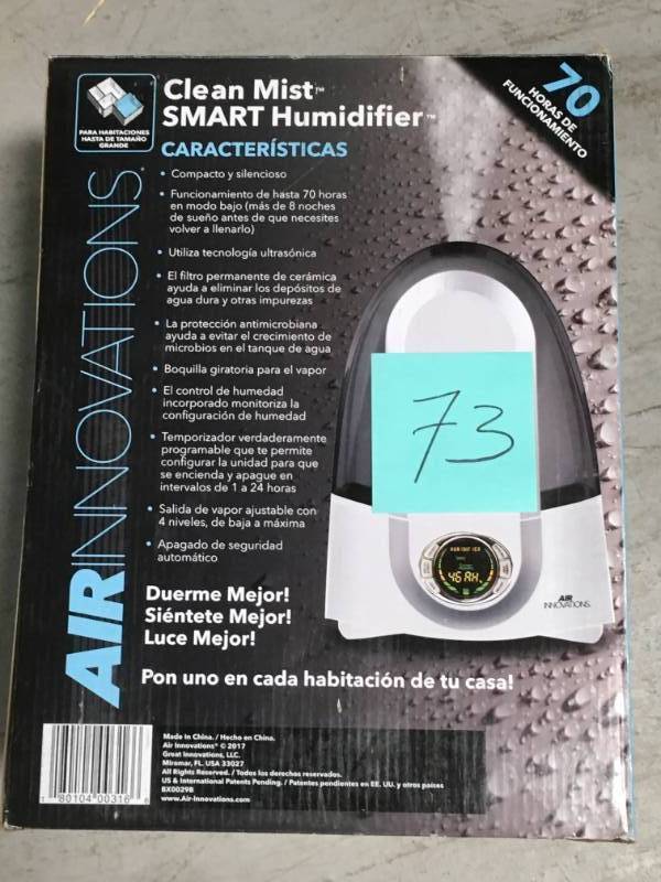 Air Innovations 1.4 Gal. Cool Mist Digital Humidifier for Large Rooms Up To 400 sq. ft.  in like new condition