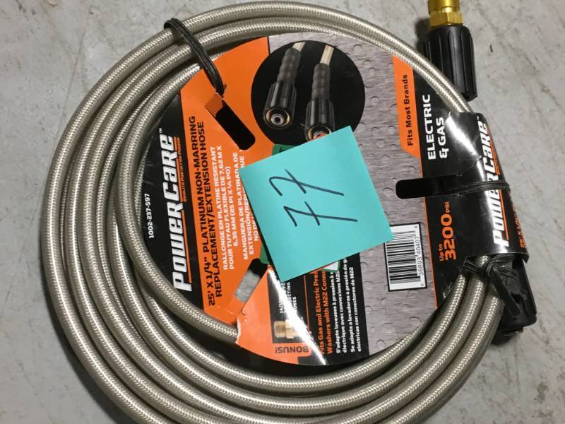 Power Care 14 in. x 25 ft. Extension Hose for Gas Pressure Washer  in like new condition