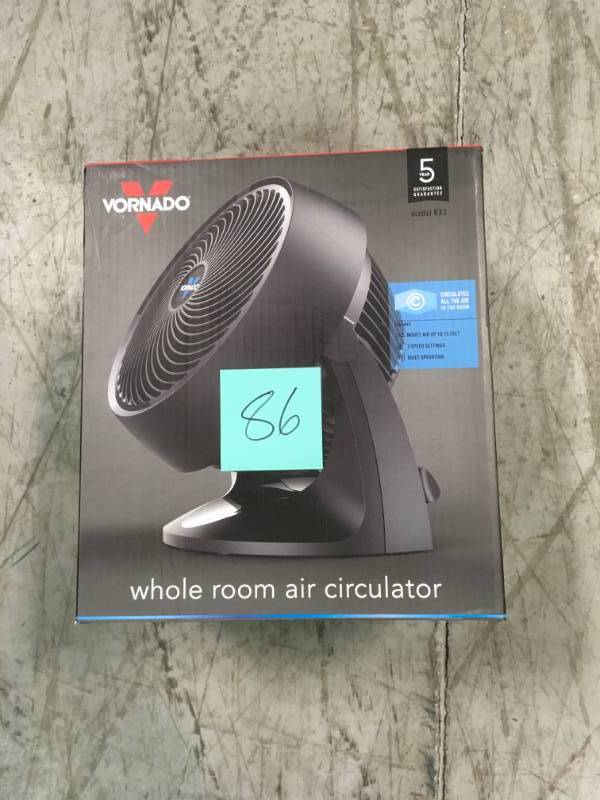 Vornado 9 in. Mid-Size Whole Room Air Circulator Fan USED in working condition
