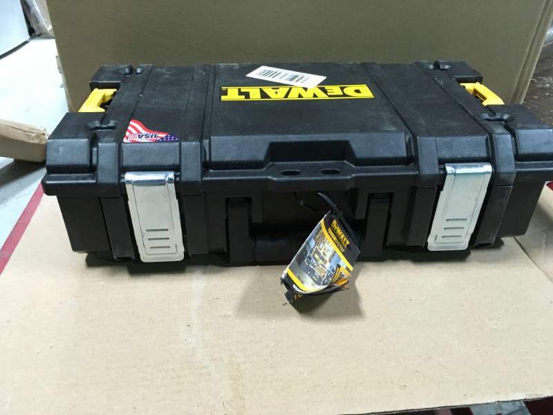 lot 88 image: DEWALT ToughSystem DS300 22 in. Large Tool Box in like new condition
