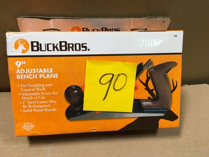 lot 90 image: Buck Bros. 9 in. Bench Plane in like new condition