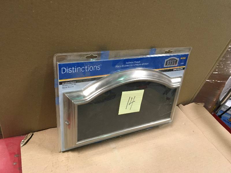 Hillman Distinctions Address Plaque in working condition