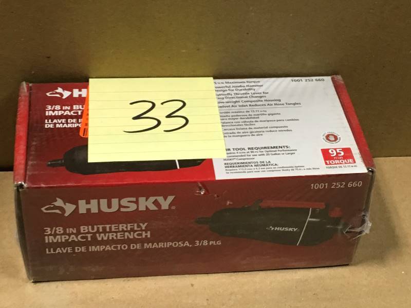 Husky 38 in. Butterfly Impact Wrench in working condition