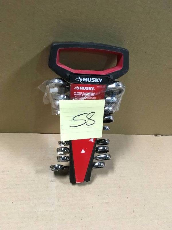 Husky SAE and Metric Stubby Combination Ratcheting Wrench Set (10-Piece) MISSING 1 PC