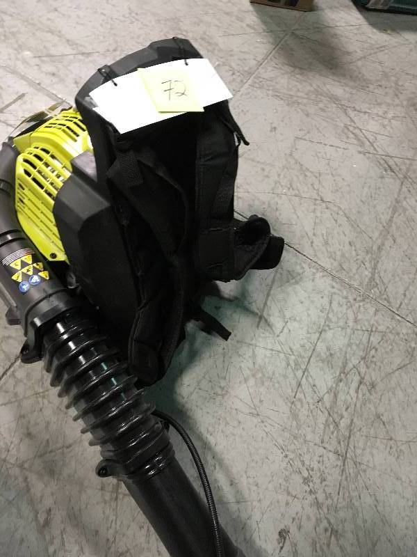 RYOBI 175 MPH 760 CFM 38cc Gas Backpack Leaf Blower MISSING 1 TUBE