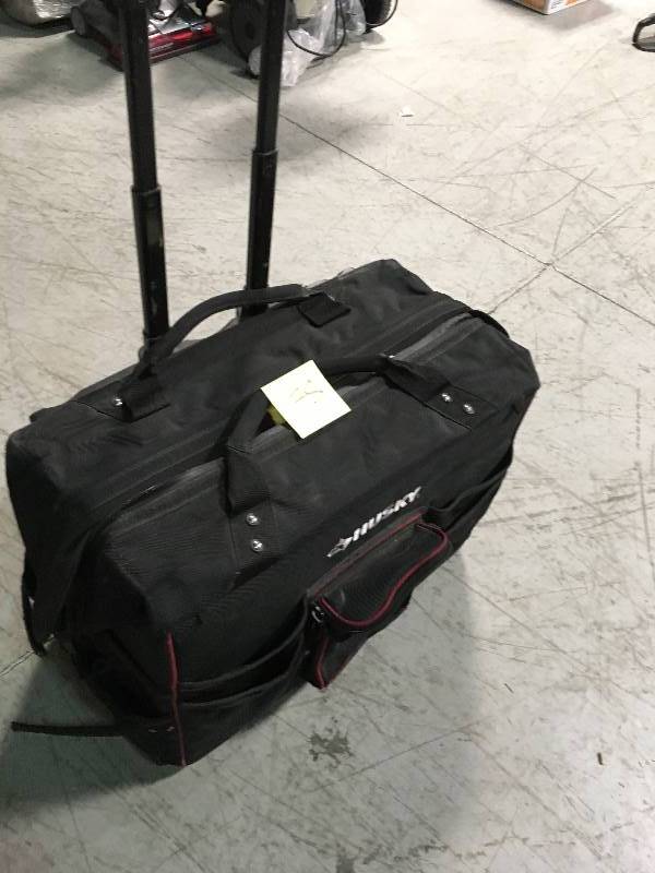 HUSKY TOTE ROLLING TOOL BAG USED
