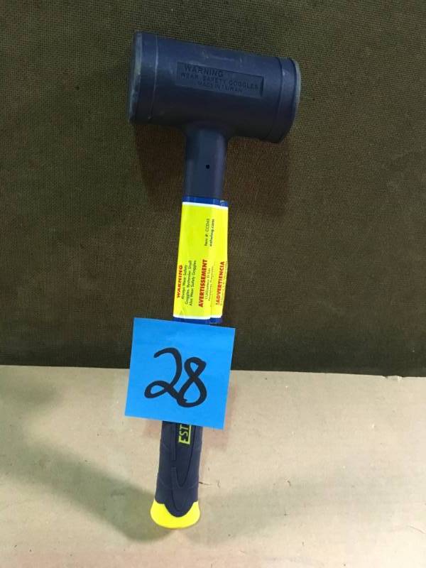 lot 28 image: Estwing 45 oz. Dead-Blow Hammer not used