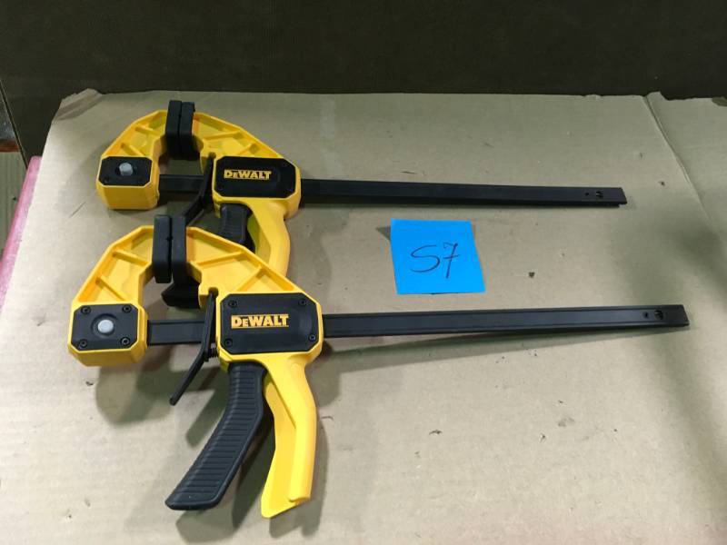 lot 57 image: DEWALT CLAMPS QTY 2 in good working condition