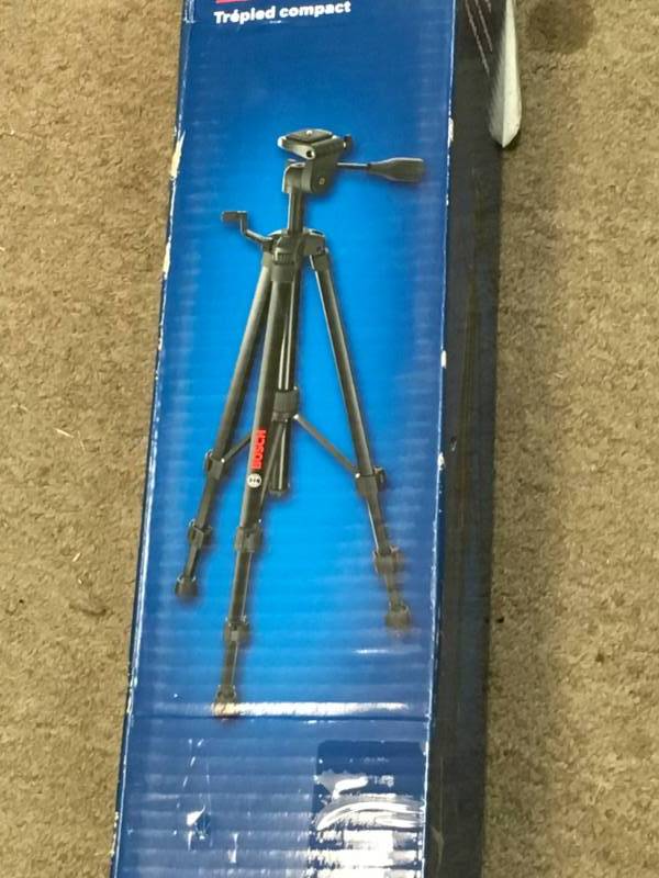 Bosch Compact Tripod With Extendable Height For Use With Bosch