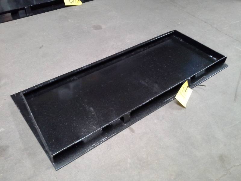 lot 411 image: Blank AdapterPush Plate (Skid Steer Attachment)