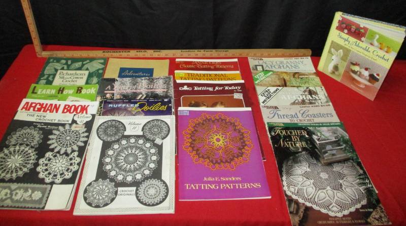 Tattering pattern books and more still in bags