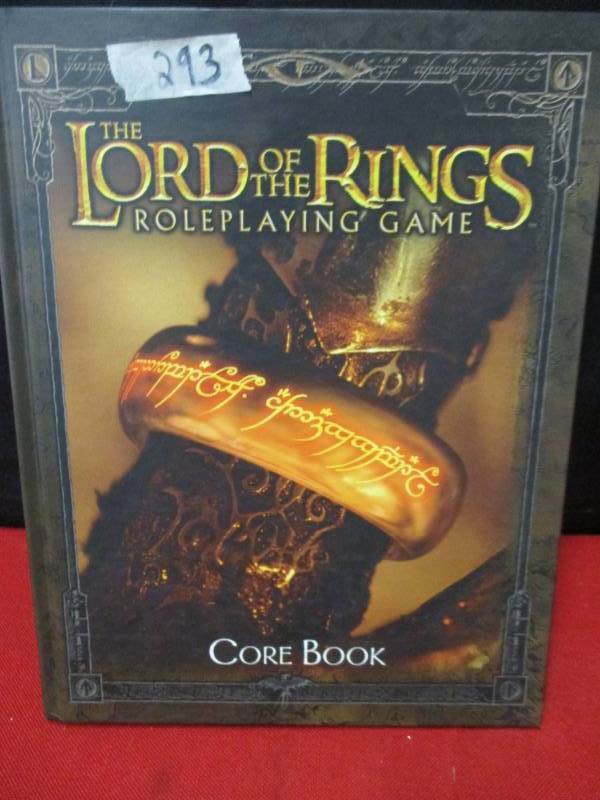 Lord of The Rings Roll Playing Game Book over $40.00 Value