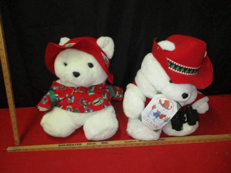Santa Bears 1993 and 1995