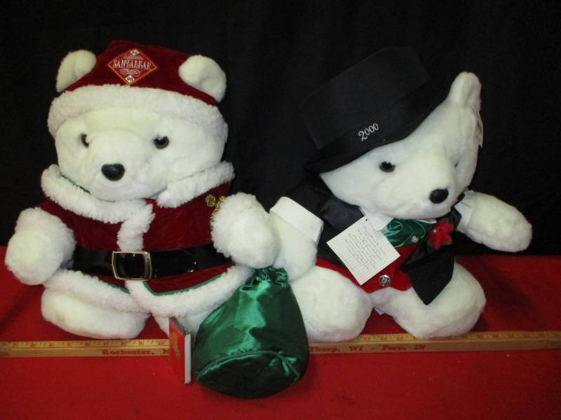 Santa Bears 1998 and 2000