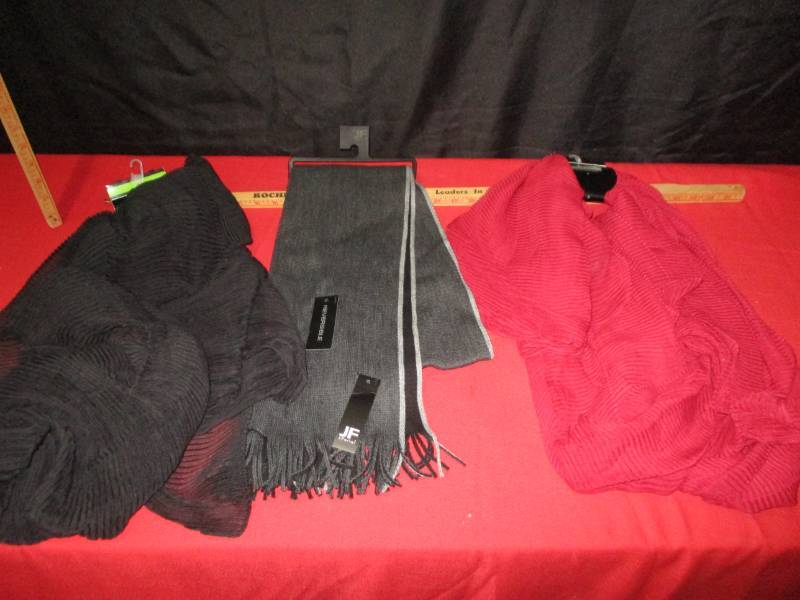 3 New scarves Unused tags still on them