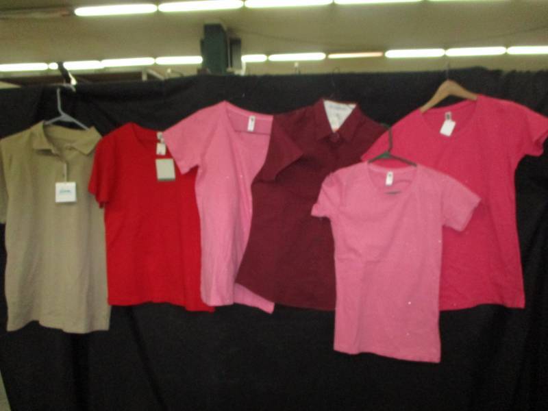 Ladies Size Medium  Shirts all New 6 Shirts Total