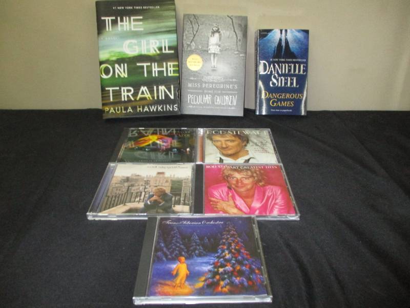 CDs and books