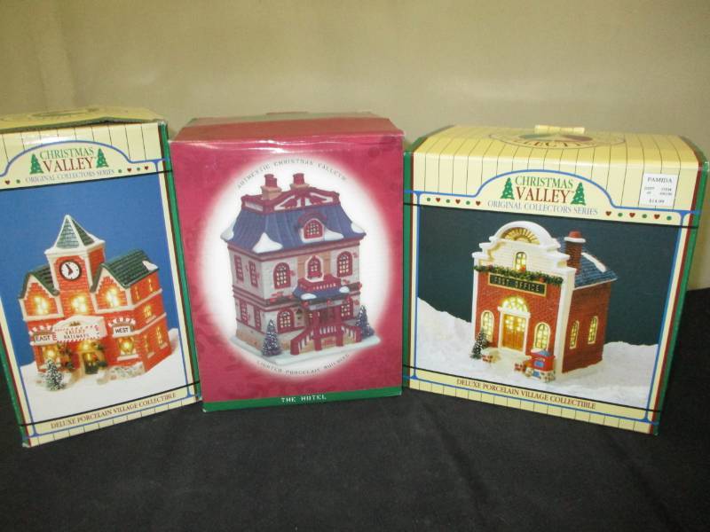 Christmas village Houses in the Boxes