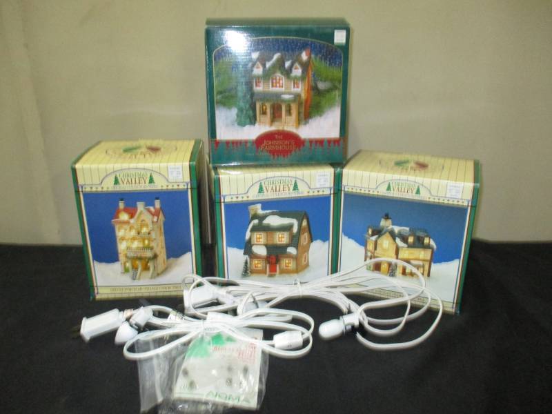 Christmas village Houses in the Boxes