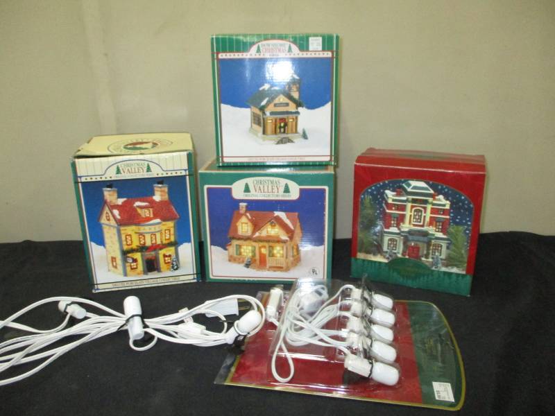 Christmas village Houses in the Boxes