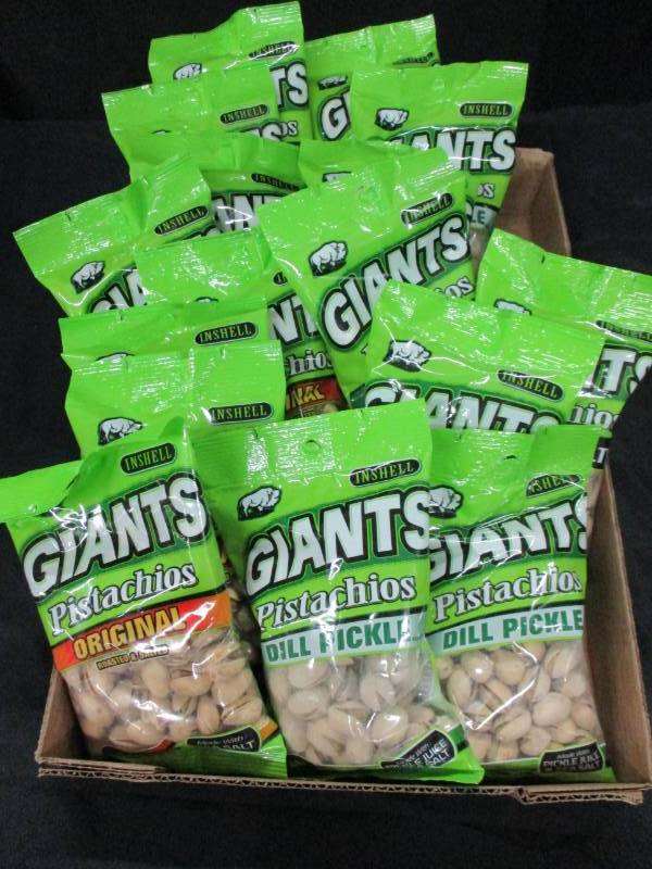 16 big bags of pistaciaos in the shell