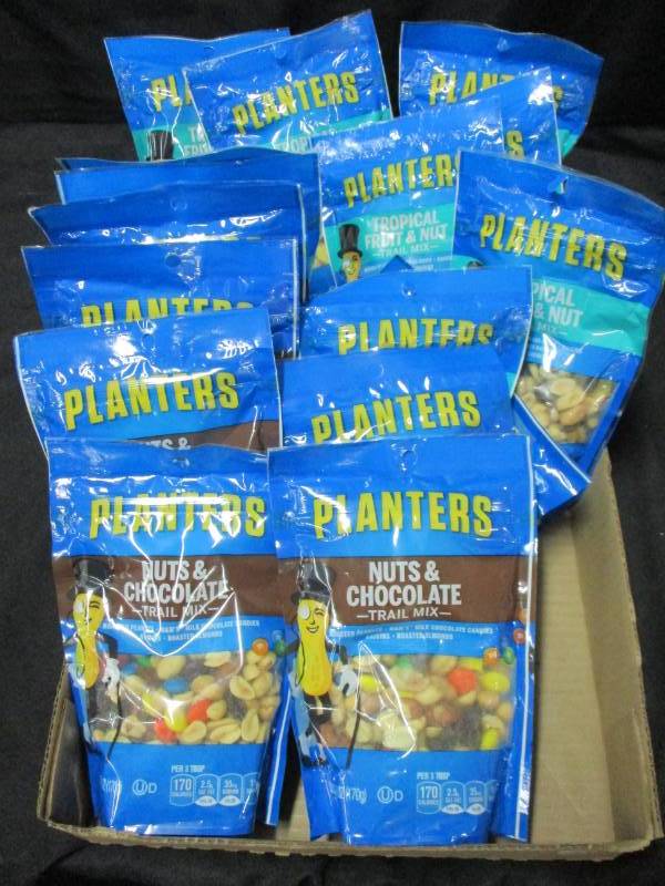16 big bags of Planters Trail Mix
