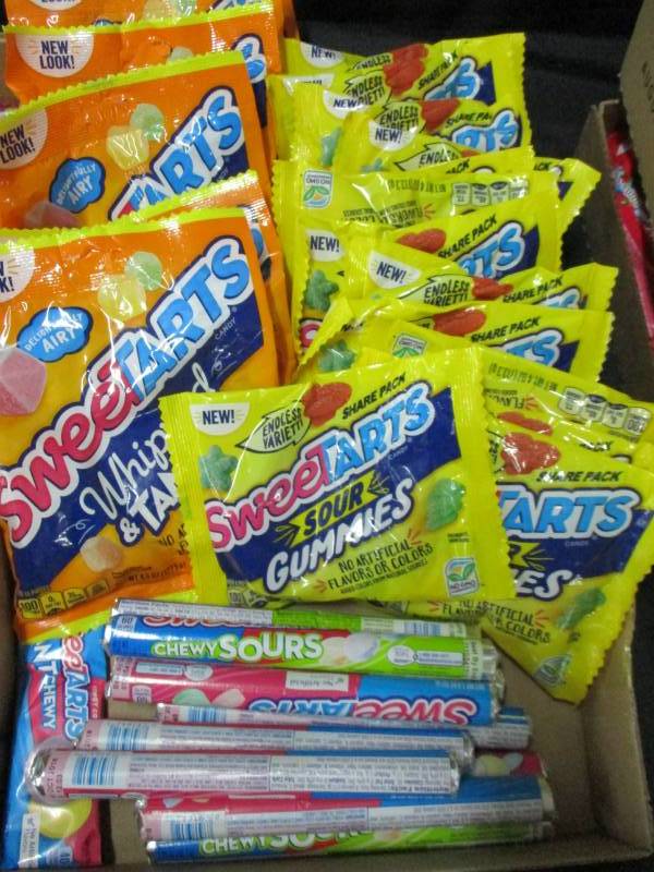 30 Sweet tart bags of cany or rolls