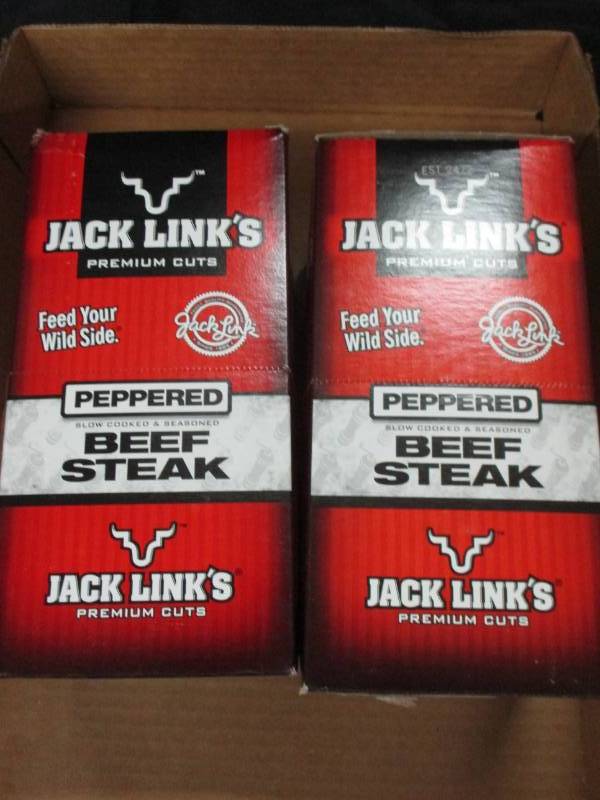 2 new boxes of Jack links 12 in each box