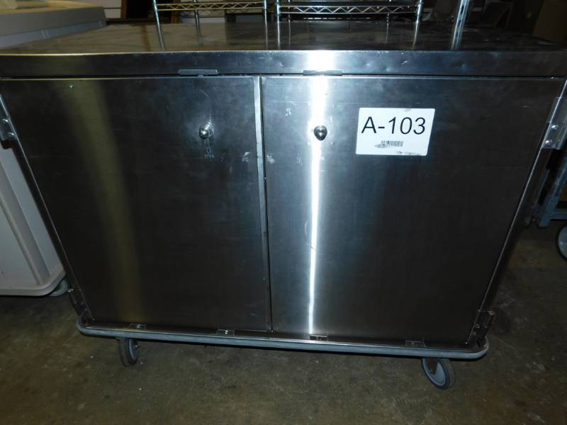 Commercial Stainless Steel Cabinet On Wheels