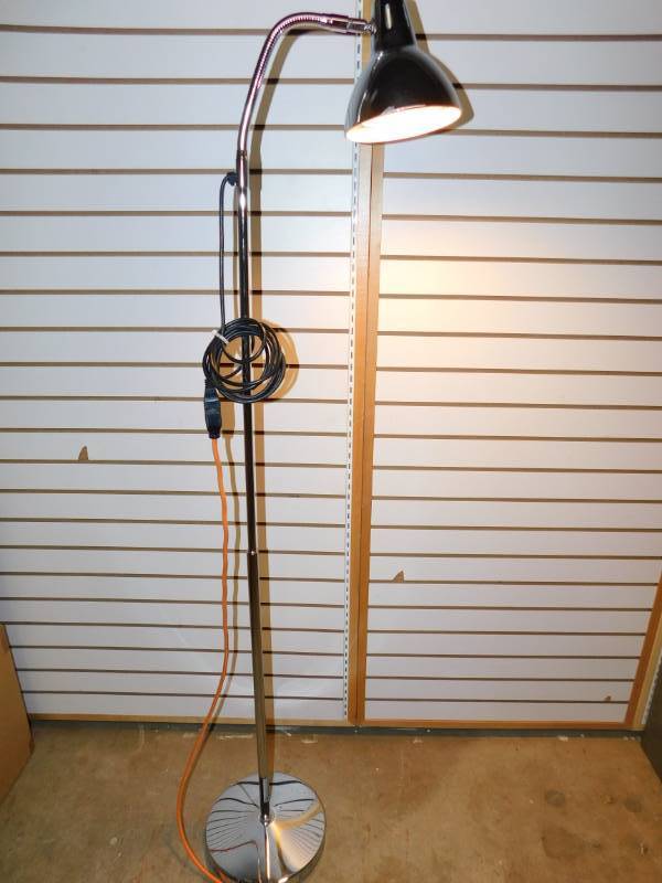 Chrome Adjustable Examination Lamp On Stand