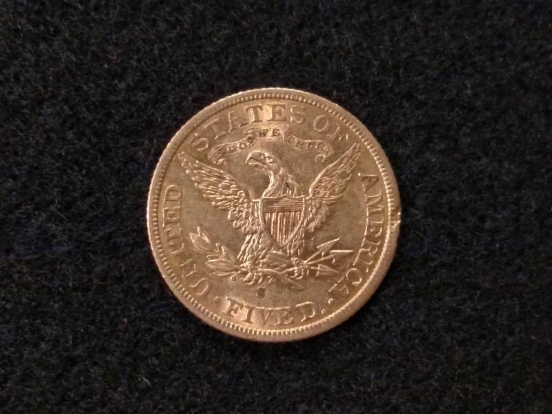 1902 S Five Dollars Liberty Head Go...