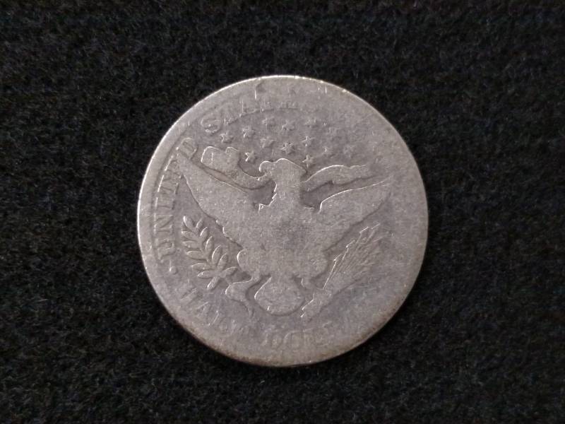 1900 Barber Silver Half Dollar...