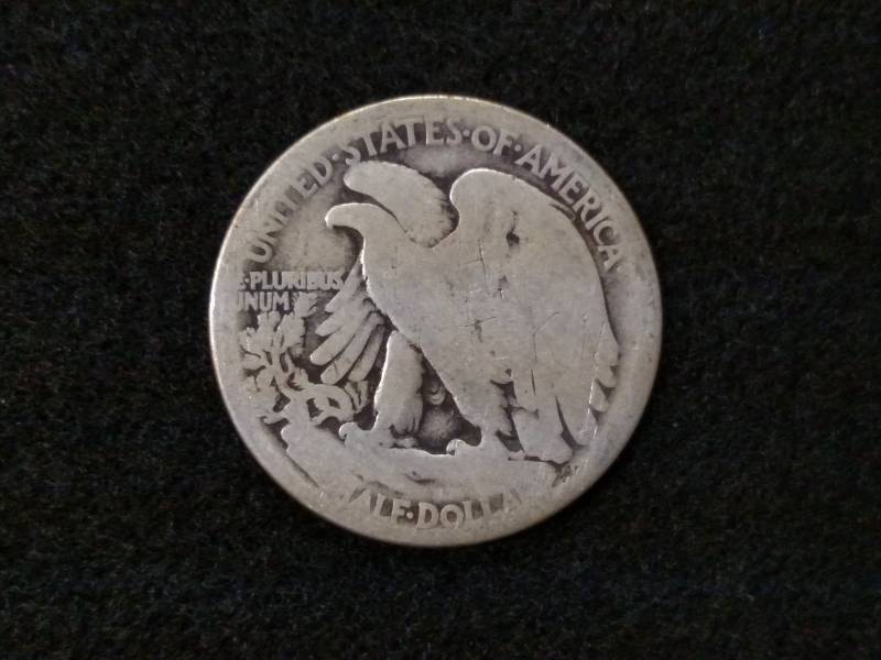 1917 Walking Liberty Silver Half Do...